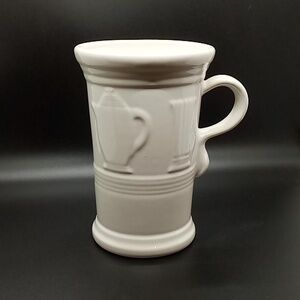 New Fiesta Fiestaware White Cappuccino Mug Retired